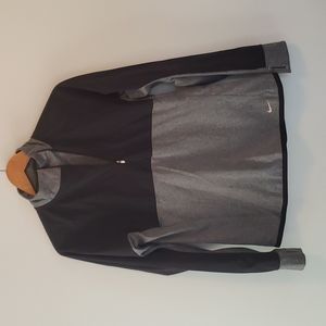 Nike Running Dri-Fit Pullover Heather Grey & Black